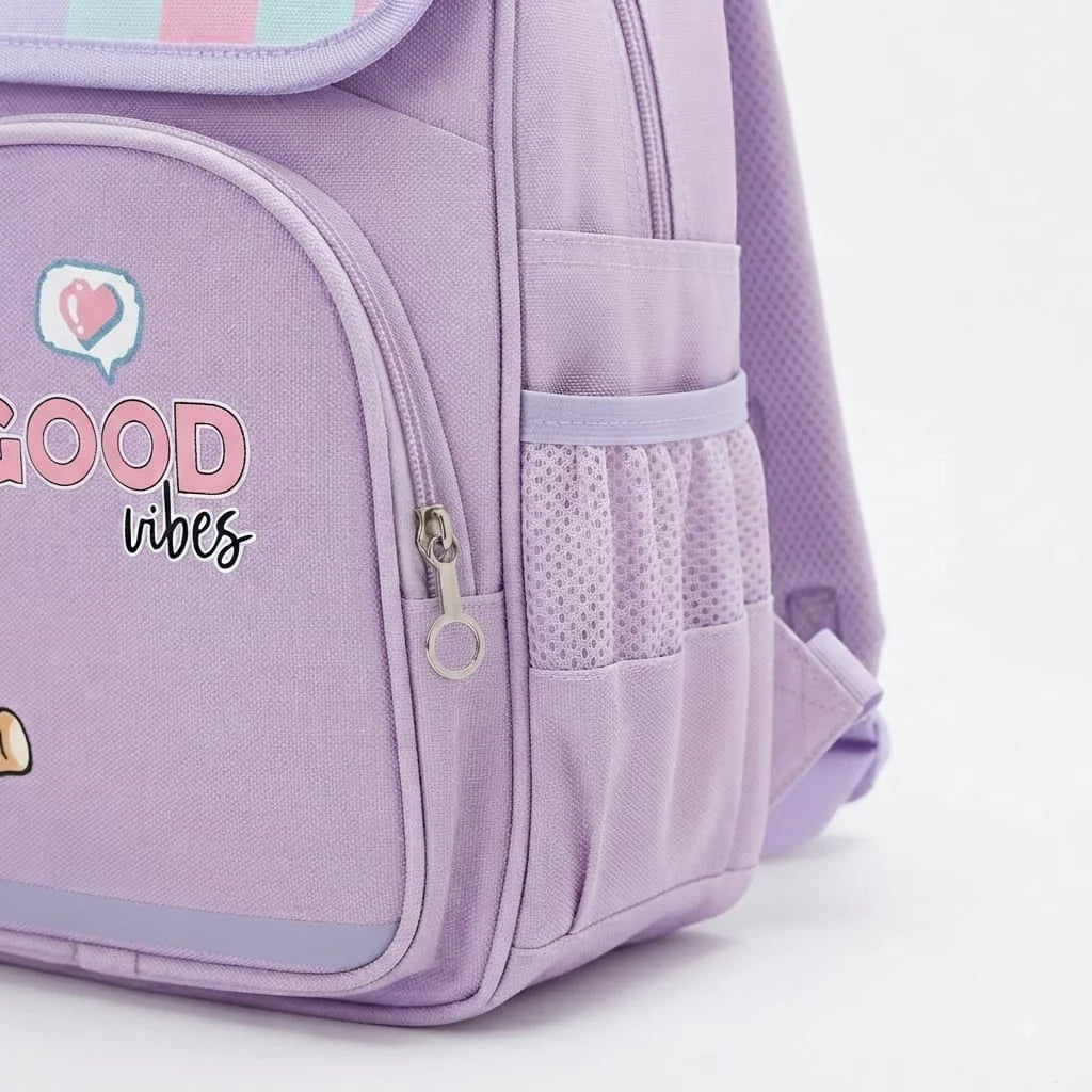 Good Vibes Imported School Bag for Nursery, Prep, Class One – Kids Backpack (Age 4-8)