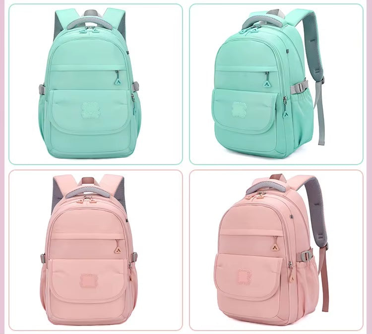 MintWay Comfortable Lightweight Green Backpack for Girls & Teens | Daily Travel & School Use