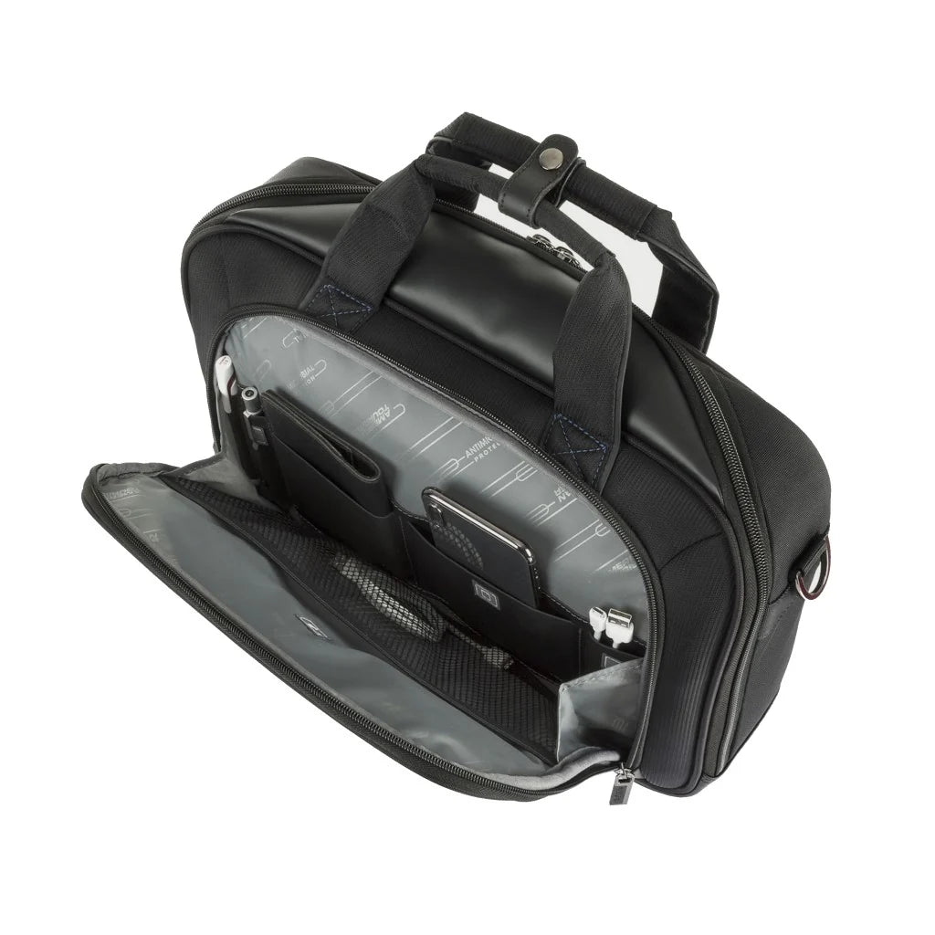 American Tourister Merit Laptop Briefcase - Black Business Bag for Men & Women