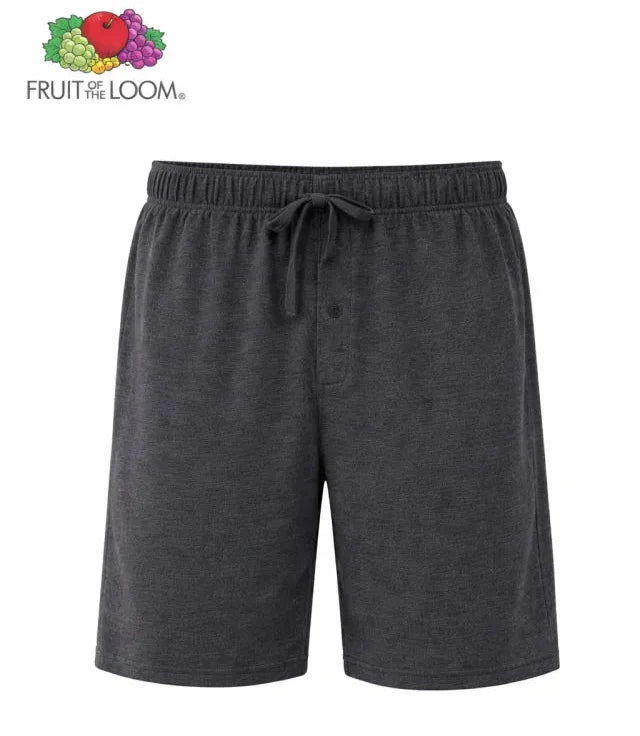 Fruit of the Loom Men's Jersey Knit Sleep Shorts – Premium Cotton Blend Lounge Shorts with Pockets | Export Left Over A-Grade
