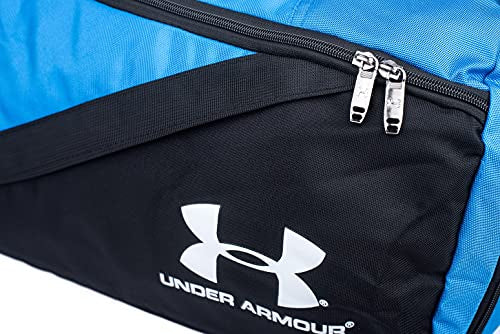 UA Storm 3-Way Travel Gym Duffle Backpack 30L – Waterproof Shoulder & Hand Carry Bag (Blue/Black)
