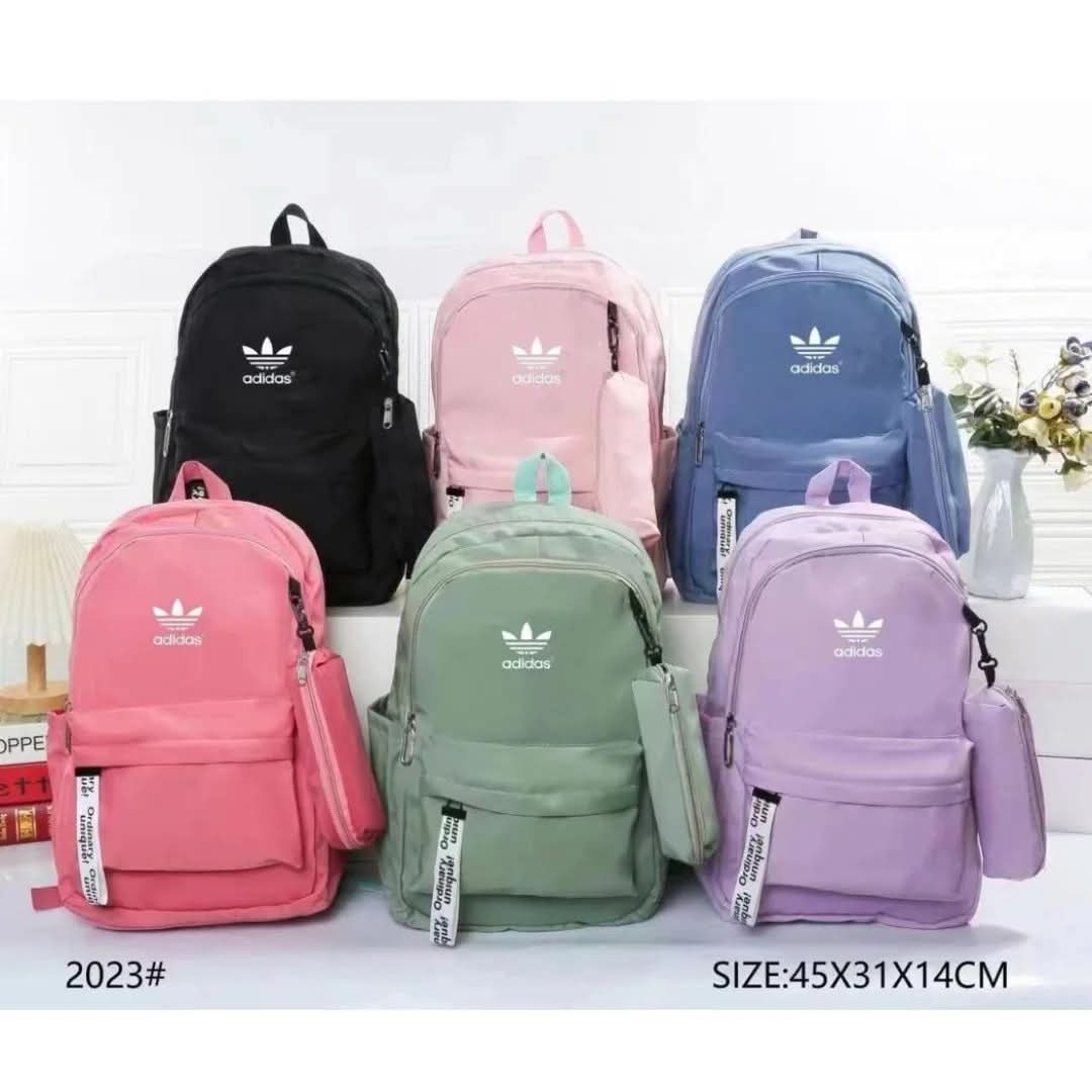 Imported Backpack Blue Adidas Inspired School Backpack – Premium Women's Backpack