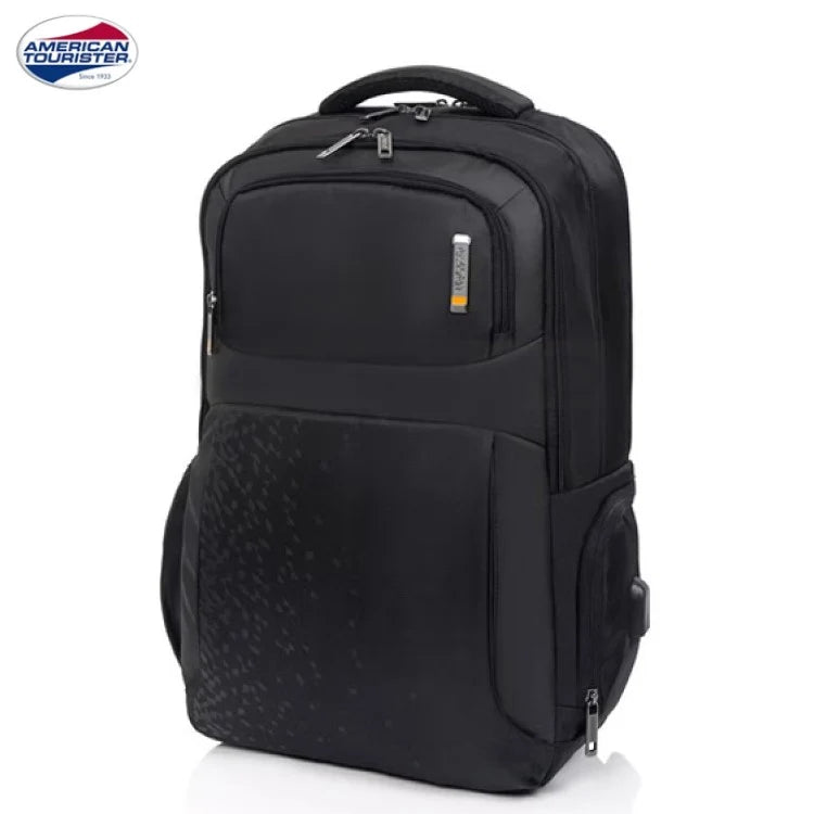 American Tourister Segno II 17″ Laptop Backpack with USB Port & Rain Cover – 30L