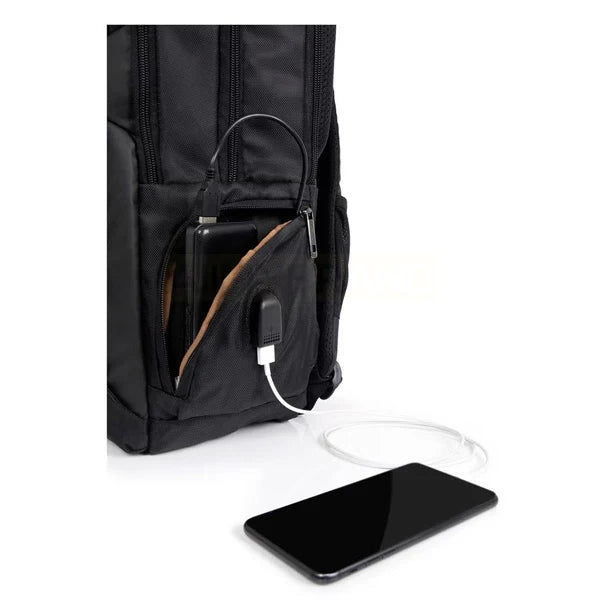 American Tourister Segno II 17″ Laptop Backpack with USB Port & Rain Cover – 30L