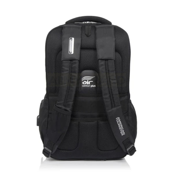 American Tourister Segno II 17″ Laptop Backpack with USB Port & Rain Cover – 30L