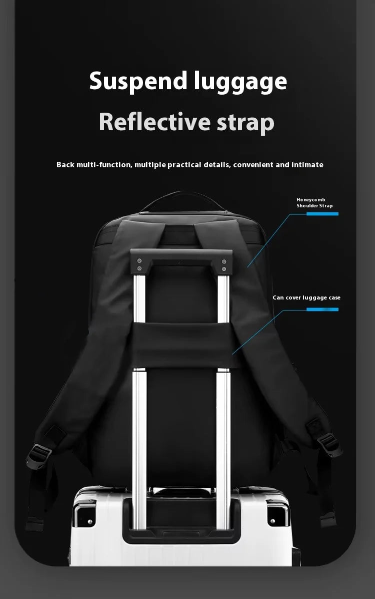 CK Fashion Backpack Grey | Nylon Leatherette | Waterproof | 17" Laptop Compatible | Unisex Daypack