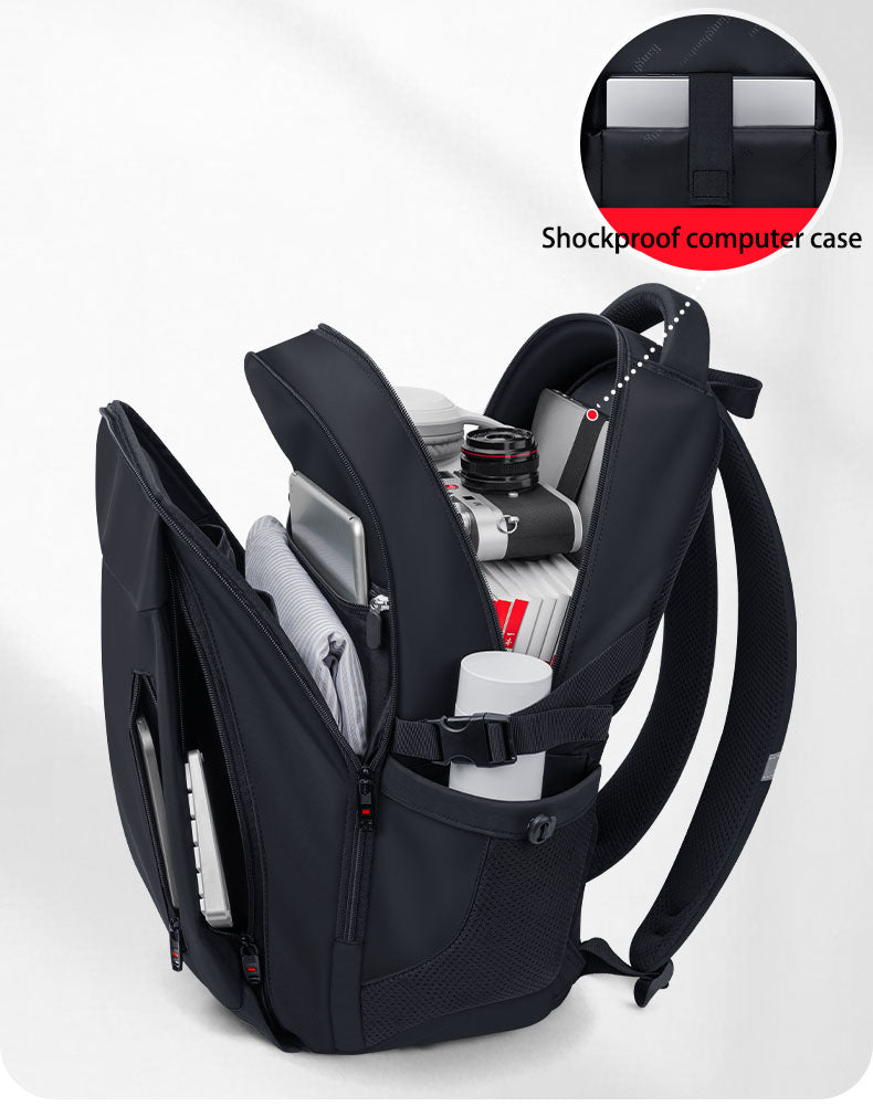 C’est A 16″ Urban Tech Backpack – USB Port, Large Capacity & Anti-theft Pocket