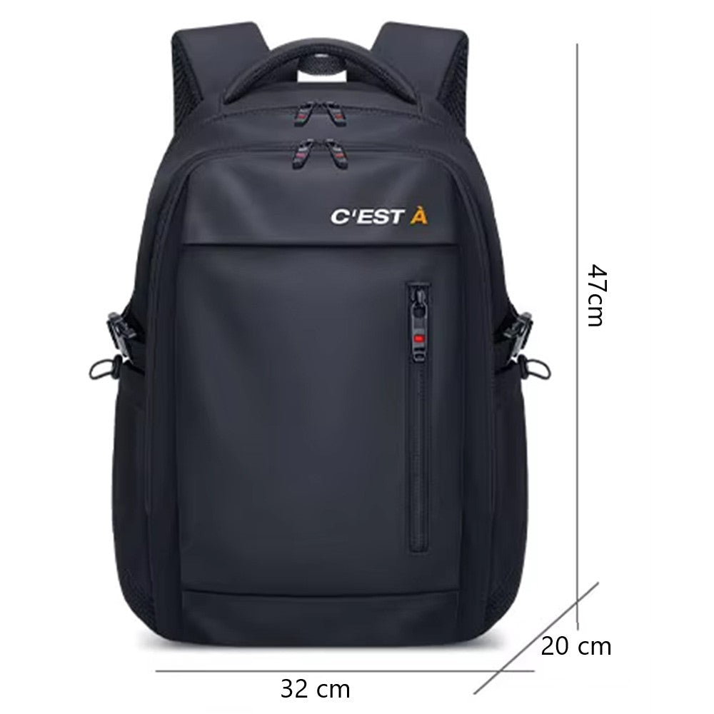 C’est A 16″ Urban Tech Backpack – USB Port, Large Capacity & Anti-theft Pocket