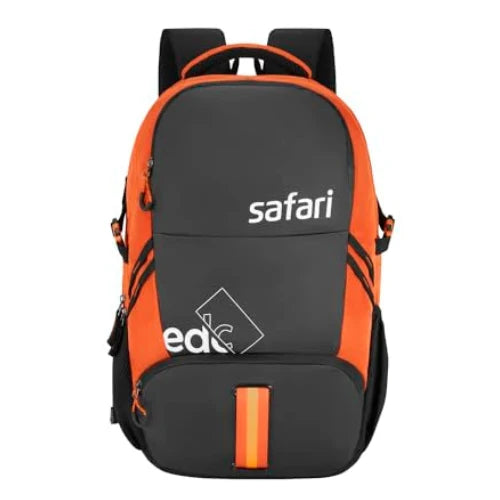 Safari Grande 43L Expandable Travel Laptop Backpack – 17″ Laptop, 3 Compartments, Compression Straps, Bottle Holder | Brick Red