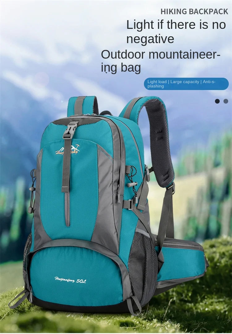 Outland 50L Waterproof Hiking & Travel Backpack – Shoe Compartment, Waist & Chest Support