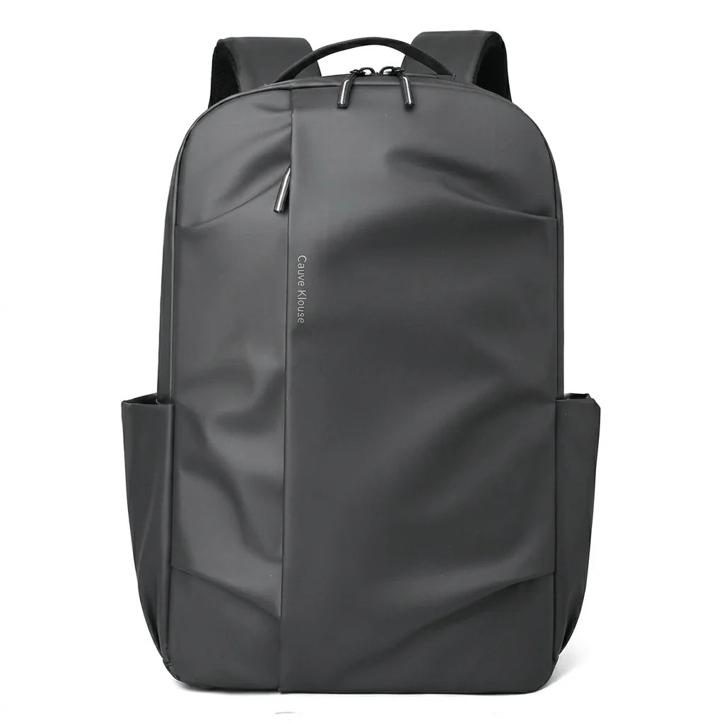 CK Fashion Backpack Grey | Nylon Leatherette | Waterproof | 17" Laptop Compatible | Unisex Daypack