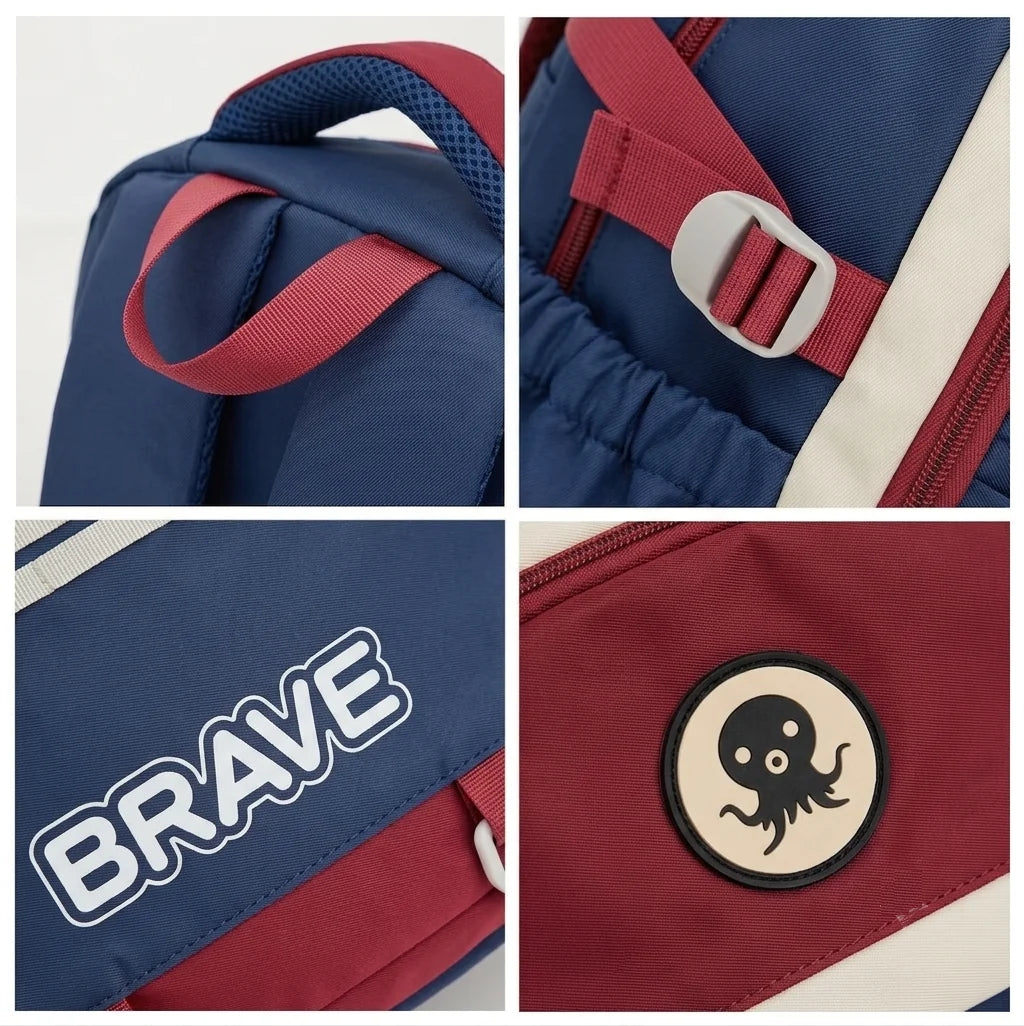 Brave Korean Style Backpack – Lightweight College & Travel Laptop Bag | 32×18×46 cm | Anti-theft Pocket