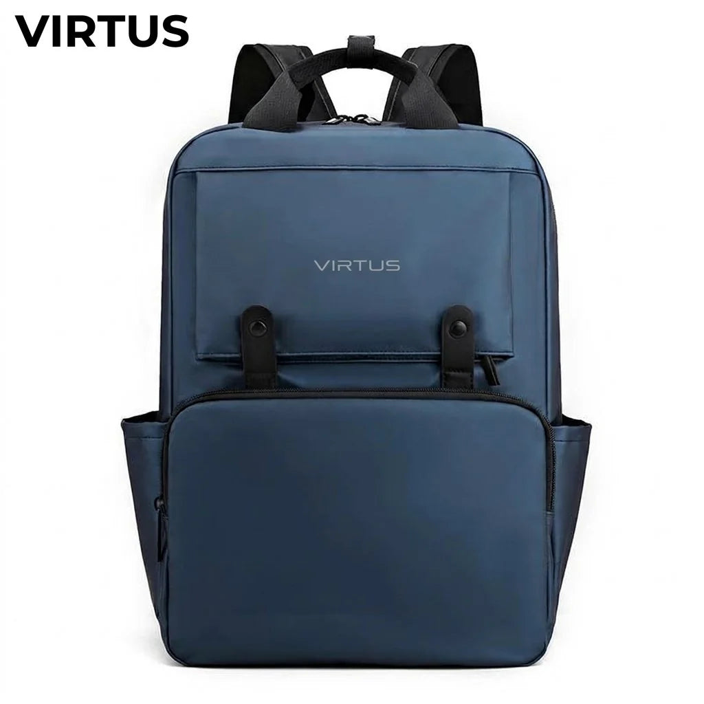 VIRTUS Casual Unisex Fashion Backpack for Teenagers | 15" Laptop Compatible | Water Resistant