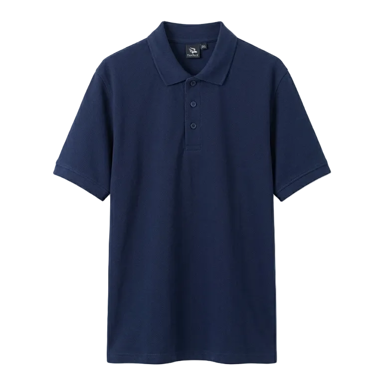 True Face Men’s Pique Polo Shirt Cotton Polyester Lightweight Smart Casual Short Sleeve (S–5XL)