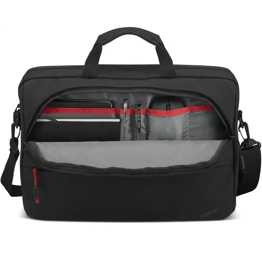 ThinkPad Original 16" Essential Topload (Eco) Laptop Bag – Black, Recycled RPET Fabric, Padded Compartment for Laptops up to 16"