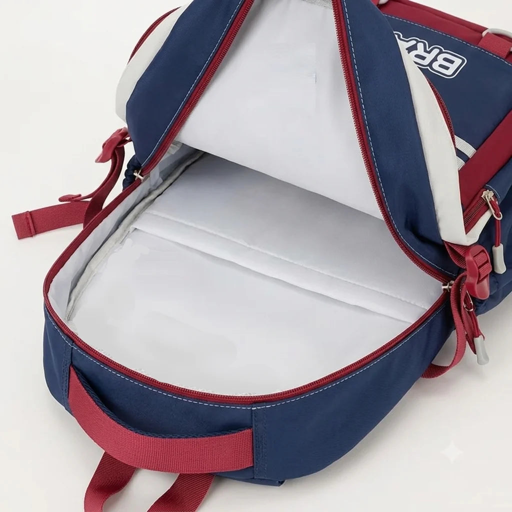 Brave Korean Style Backpack – Lightweight College & Travel Laptop Bag | 32×18×46 cm | Anti-theft Pocket