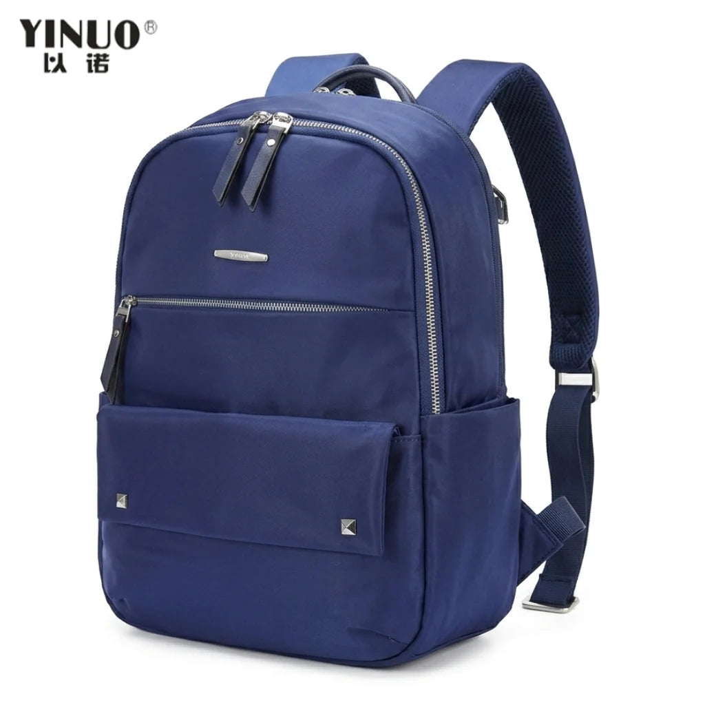YINUO Women's Laptop Backpack 15" – Waterproof Oxford Cloth Fashion Backpack for College, University, Office & Travel