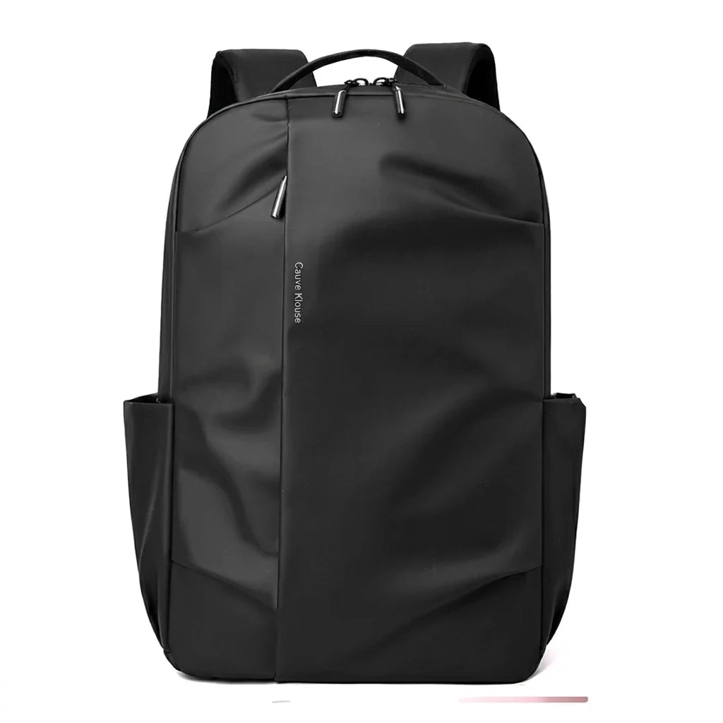 CK Fashion Backpack Grey | Nylon Leatherette | Waterproof | 17" Laptop Compatible | Unisex Daypack