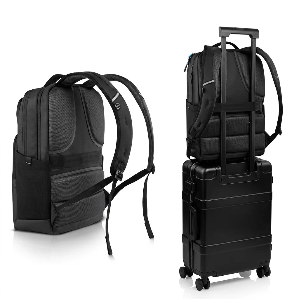 Dell Pro Backpack 15 (PO1520P) Original - Water-Resistant Laptop Backpack