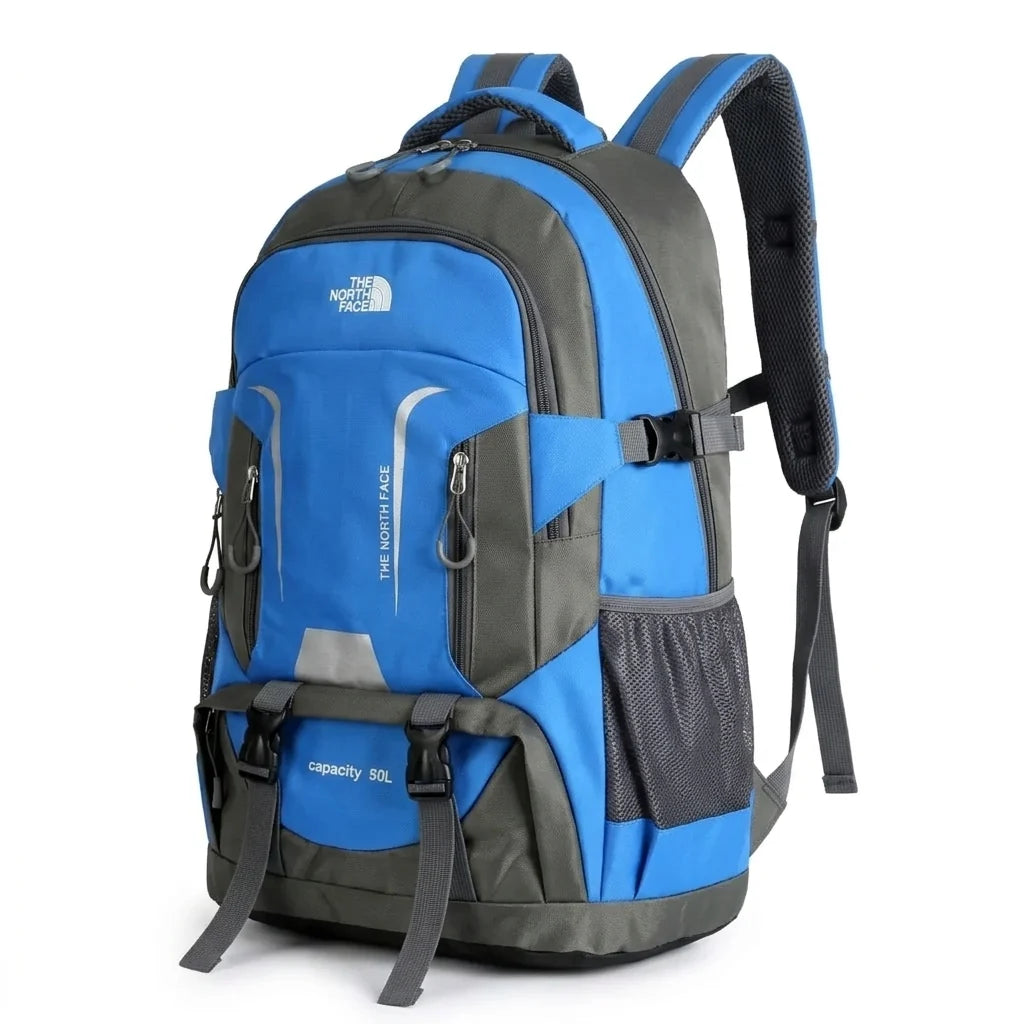 Trekker 50L Hiking & Travel Backpack – Waterproof, Tear-Resistant