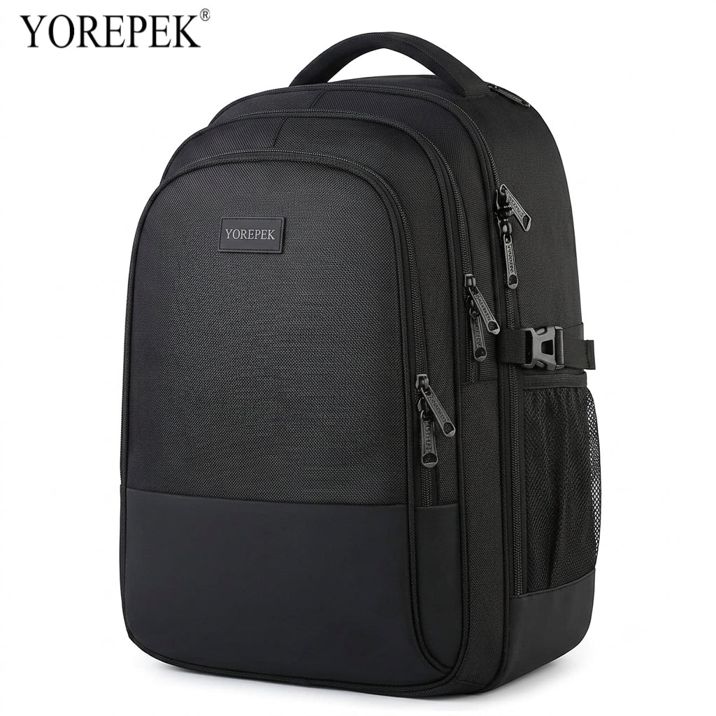 YOREPEK Travel Backpack 45L with USB Charging Port | Carry-On Business Backpack for 15.6" Laptop without Trolley
