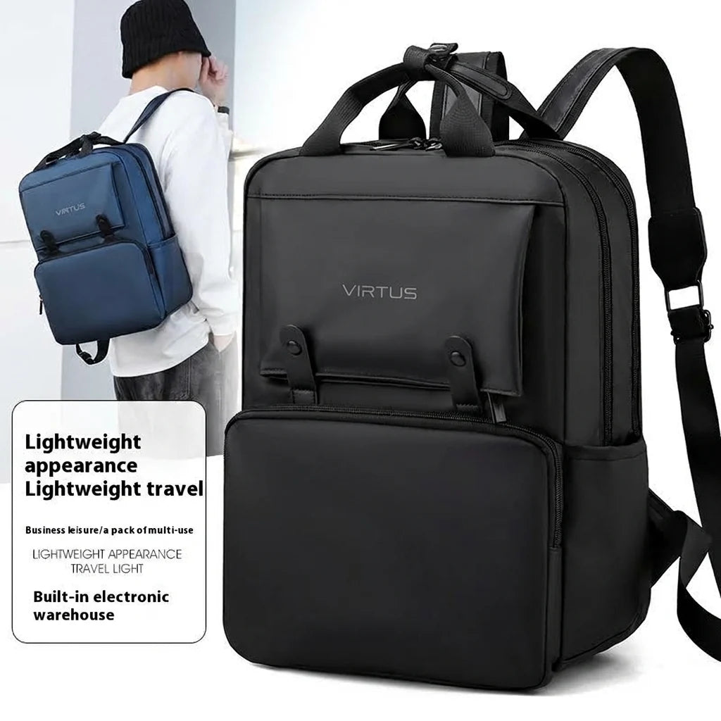 VIRTUS Casual Unisex Fashion Backpack for Teenagers | 15" Laptop Compatible | Water Resistant