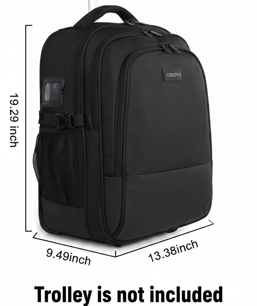 YOREPEK Travel Backpack 45L with USB Charging Port | Carry-On Business Backpack for 15.6" Laptop without Trolley