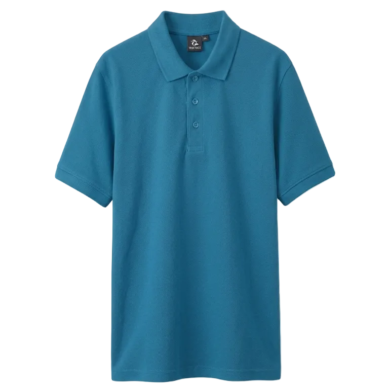 True Face Men’s Pique Polo Shirt Cotton Polyester Lightweight Smart Casual Short Sleeve (S–5XL)
