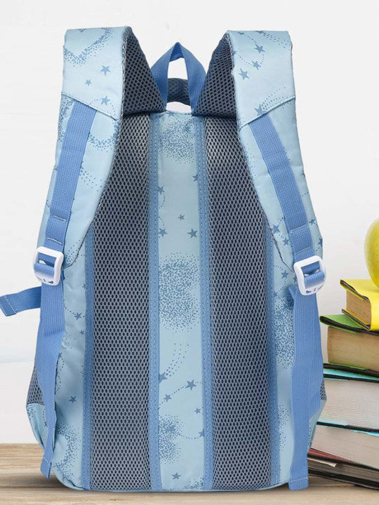 Hearts Design Blue Unisex School Backpack – Stylish, Spacious & Waterproof