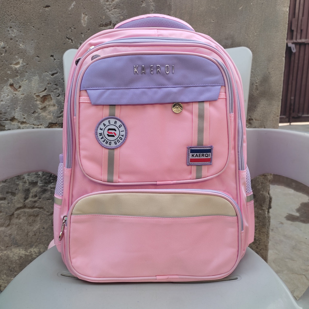 Premium School Backpack for Girls | Waterproof Imported Bag for Class 3–6 | Stylish & Comfortable Kids Bag