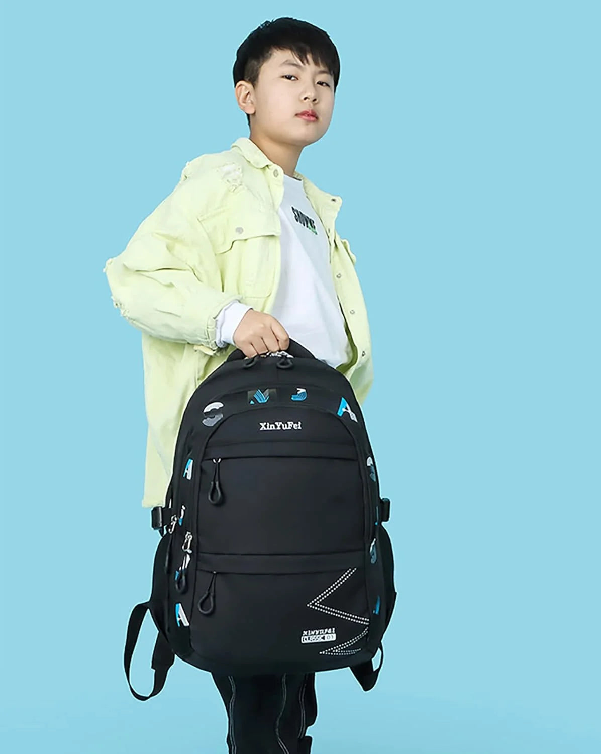 MD Imported School Bag for Class 4–8 – Water Resistant & Tear Resistant