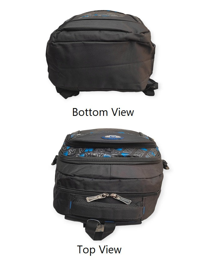 MK Imported School Bacpack, Premium Nylon Materia, Large Compartment, Water Proof, Multi Compartment