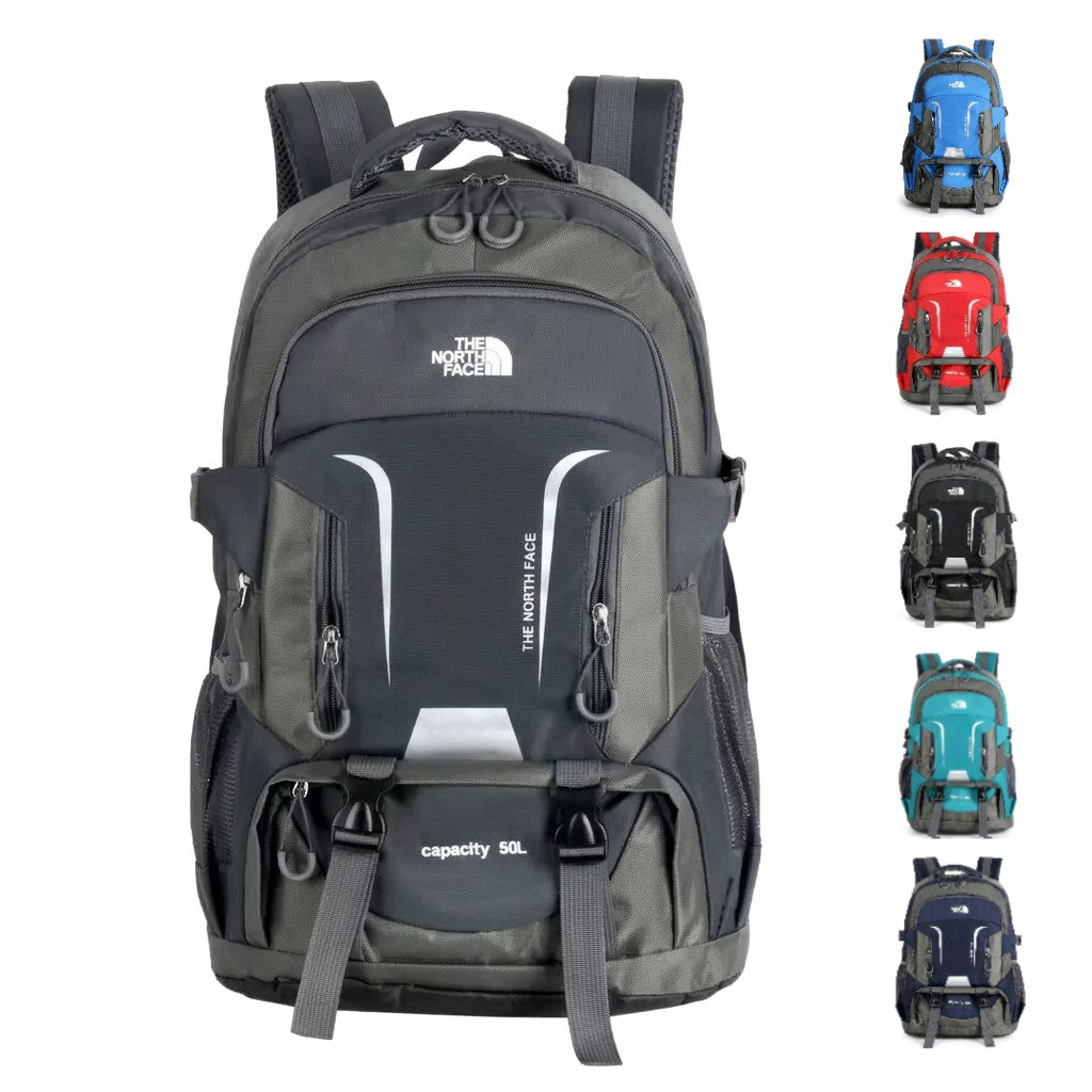Trekker 50L Hiking & Travel Backpack – Waterproof, Tear-Resistant