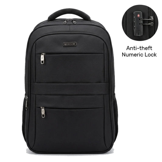 FYS Anti-Theft Travel & Laptop Backpack 15.6" Waterproof School, College & Travel | Black