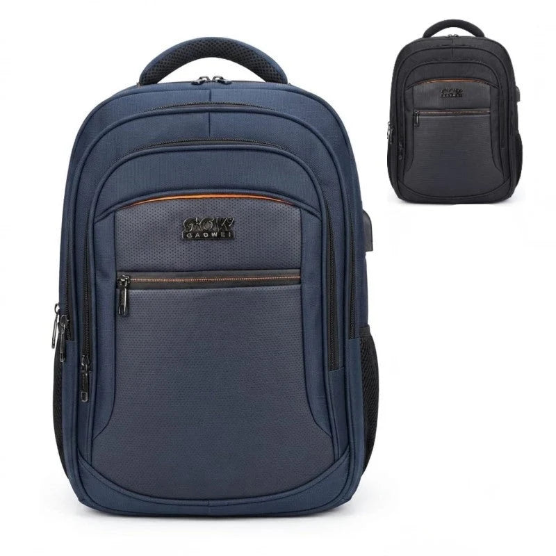 GOW School Bag For Higher Classes & College Backpack with Aux & USB Port, Waterproof, Imported