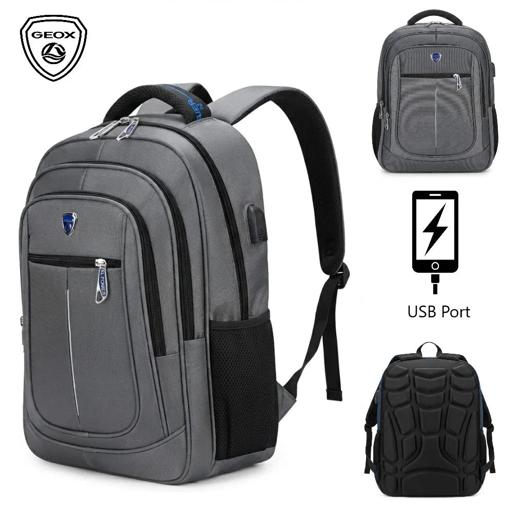 GEOX Imported High School & College Backpack – Water Resistant, Premium Quality
