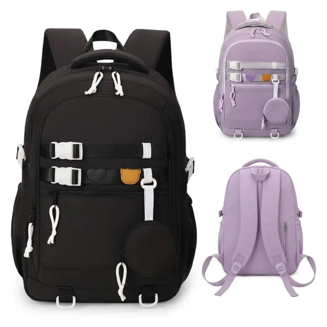 WALSON Korean Laptop Backpack for Men & Women – 16-Inch, Water-Resistant, Anti-Theft Design