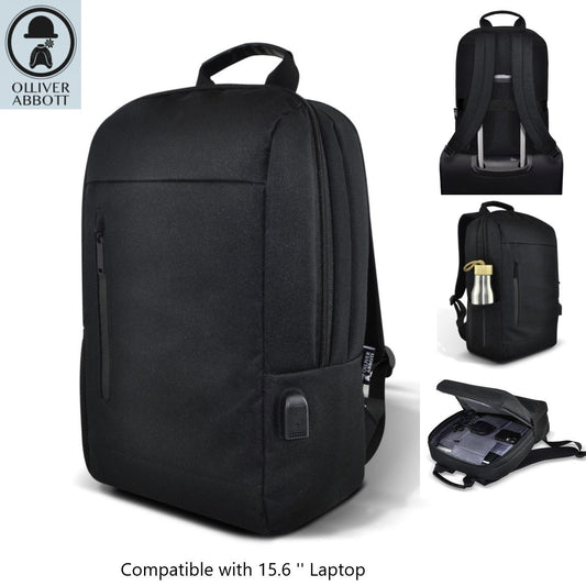 Oliver Abbot Laptop Backpack Boston 15 – Eco-Friendly Executive Design (15.6")