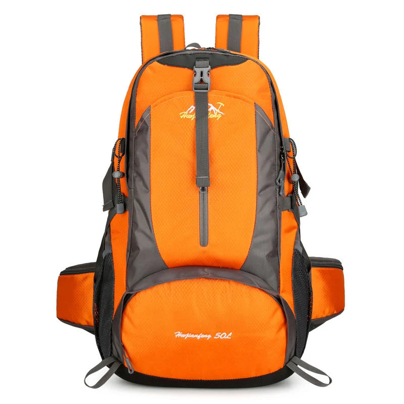 Outland 50L Waterproof Hiking & Travel Backpack – Shoe Compartment, Waist & Chest Support