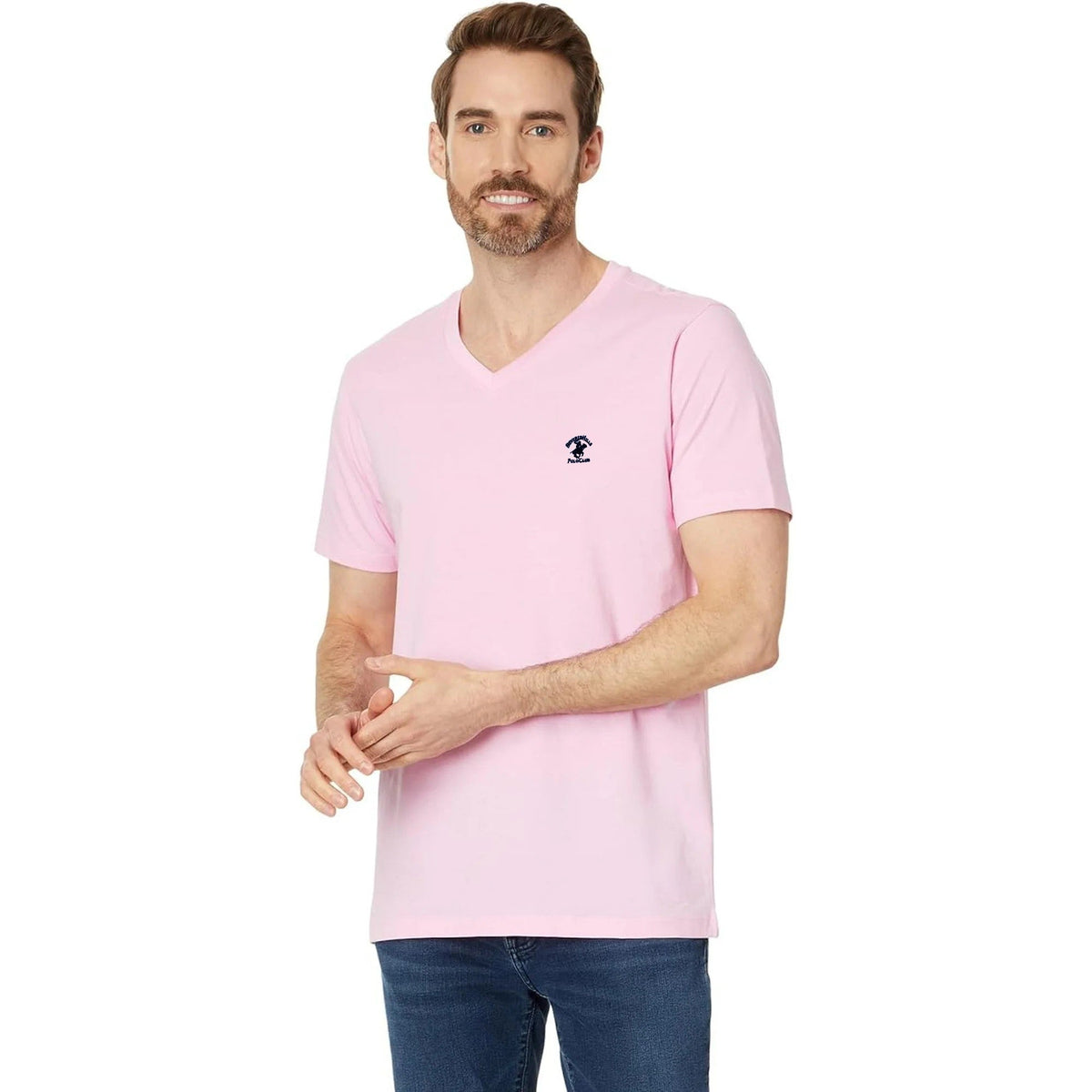 Beverly Hill Polo Club V-Neck Men’s T-Shirt – Summer Stuff Collection