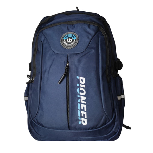 Pioneer School Bag Large Capacity For Higher Classes | Navy Blue