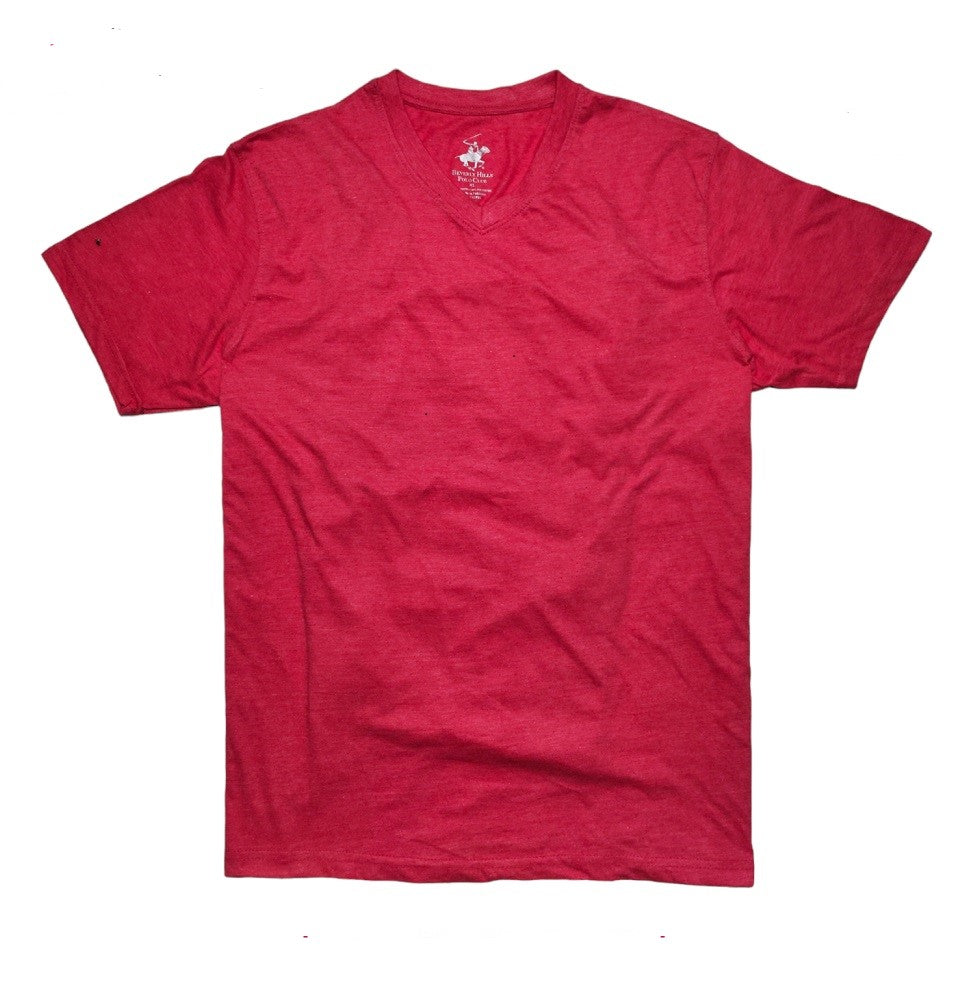 Men’s V-Neck T-Shirt – Beverley Hills Polo Club (Export Brand) Lightweight