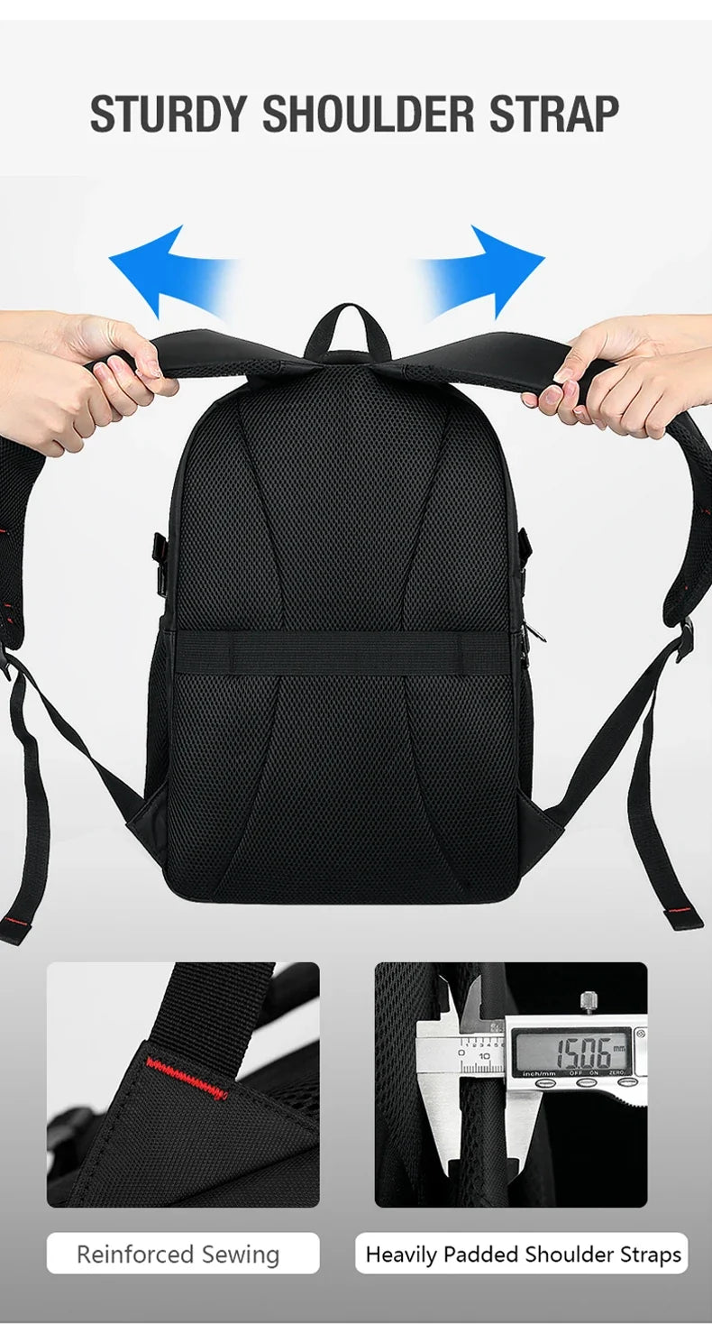 BALANG Expandable Travel Backpack Laptop 17″  Large Size | Waterproof Travel & Business Bag with USB Port, 30LCapacity