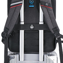 Sunpow Anti-theft 15.6" Laptop Backpack – 180° Open Design | Waterproof | Black