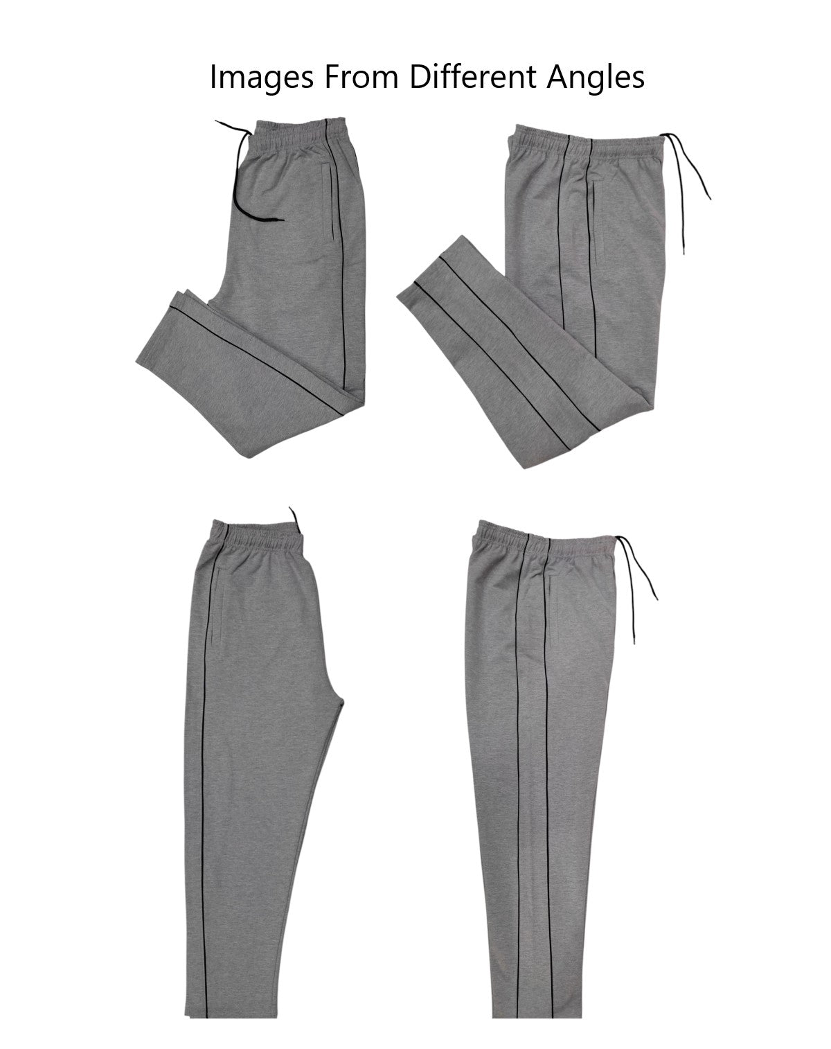 Men’s Terry Cotton Trouser – Zip Pockets | Medium Weight | Export Quality