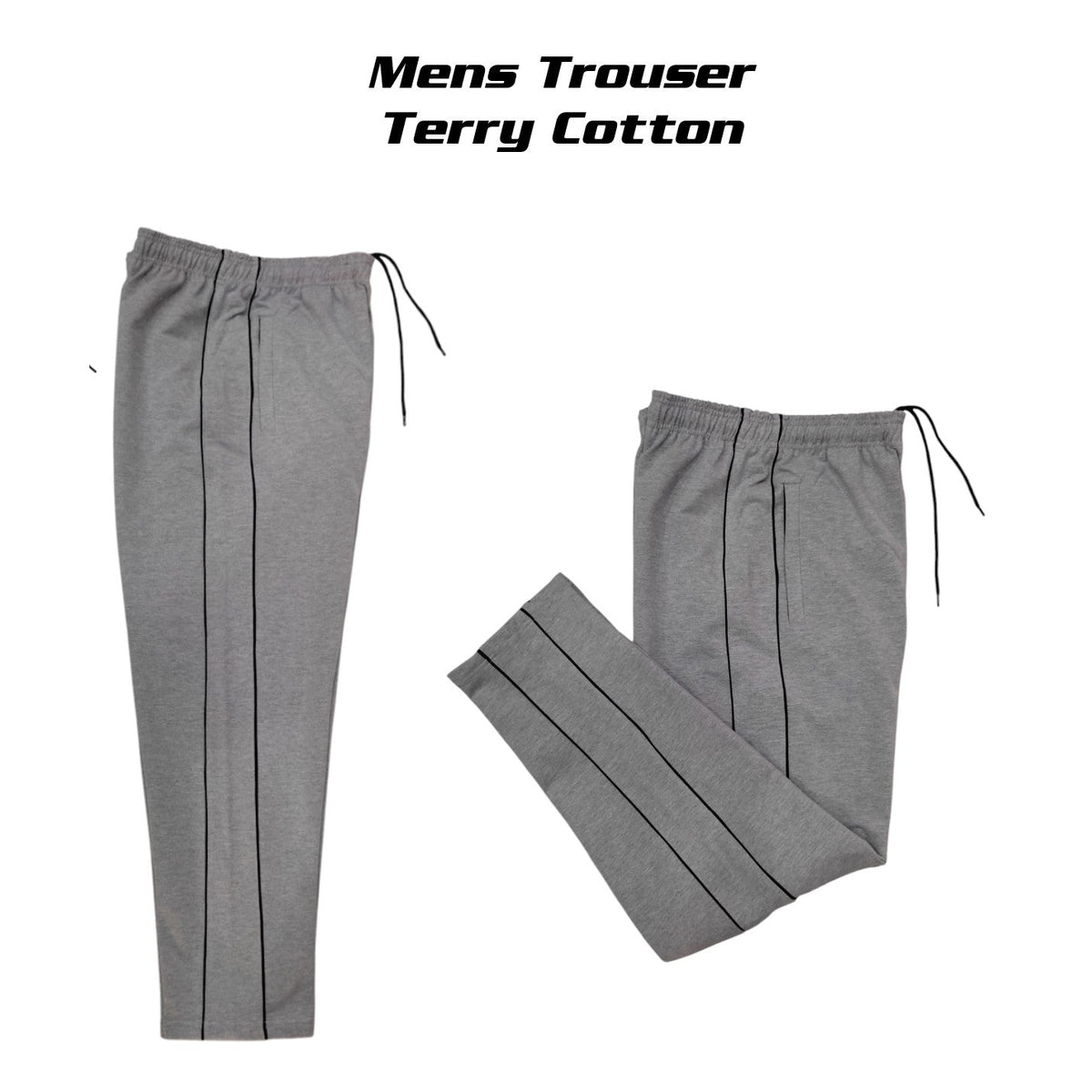 Men’s Summer Jersey Cotton Trouser – Zip Pockets | Regular FIt