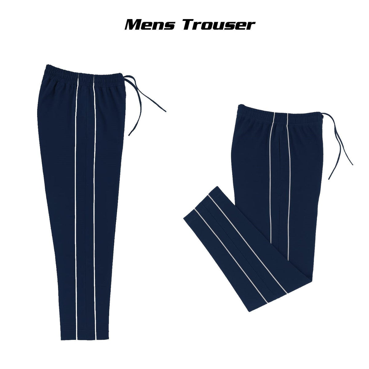 Men’s Summer Jersey Cotton Trouser – Zip Pockets | Regular FIt
