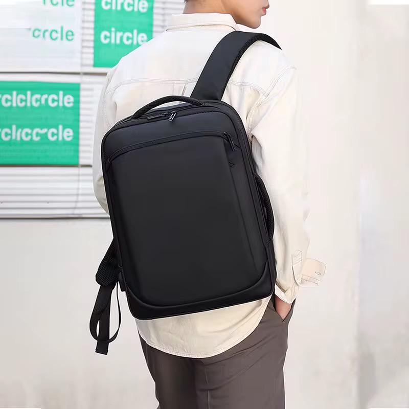 Nexus Business Laptop Backpack – Multifunctional, Waterproof, USB Charging, Fits 16" Laptop – Black