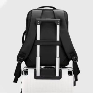 Nexus Business Laptop Backpack – Multifunctional, Waterproof, USB Charging, Fits 16" Laptop – Black