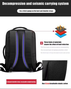 Nexus Business Laptop Backpack – Multifunctional, Waterproof, USB Charging, Fits 16" Laptop – Black